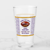 Verre Entraîneurs de football Présents, 64 joueurs Nom o (Devant)