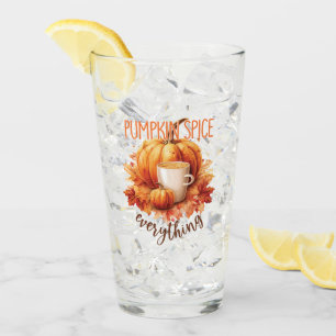 Verre Épices citrouilles - Foliage de fin et d'automne