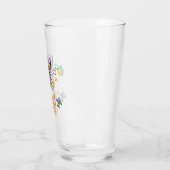 Verre Épis Fleur de lis Mardi Gras (Gauche)