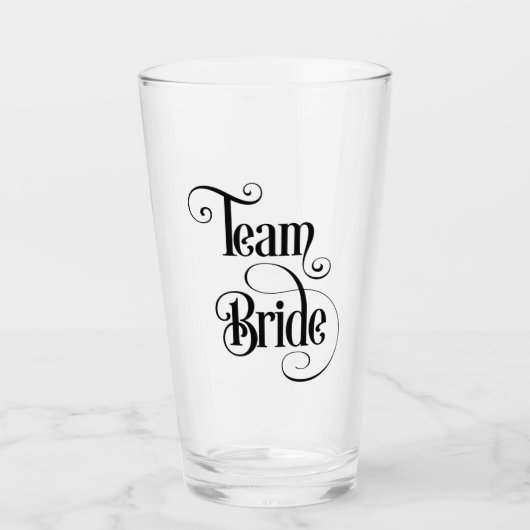 Verre Épouse d'équipe (Devant)