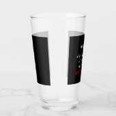 Verre Équation mathématique Joyeux Noël (Droite)