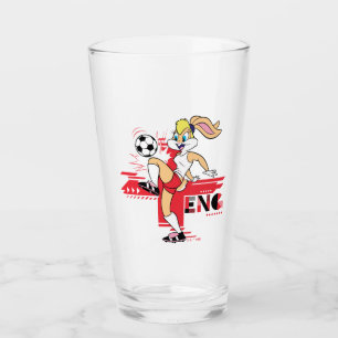 Verre Équipe d'Angleterre de football graphique Lola Bun