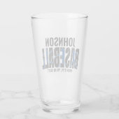 Verre Équipe de baseball AJOUTER NOM Champion Joueur de (Dos)