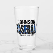 Verre Équipe de baseball AJOUTER NOM Champion Joueur de (Devant)