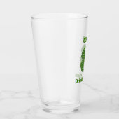 Verre Équipe de boisson irlandaise Clover Shamrock Beer  (Droite)