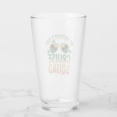 Verre Équipe de croisière de la Saint-Patrick drôle fami (Dos)