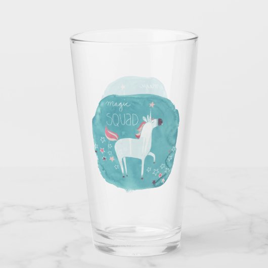 Verre Équipe de licorne magique (Devant)