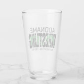 Verre Équipe de lutte ADD TEXT Écolier Lutteur Universit (Dos)