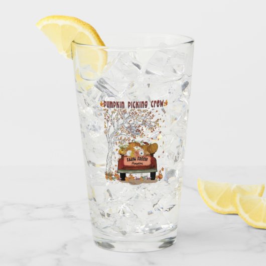Verre Équipe de prélèvement citrouille (Devant glace)