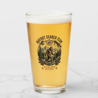 Verre Équipe de recherche de Bigfoot Sasquatch en randon