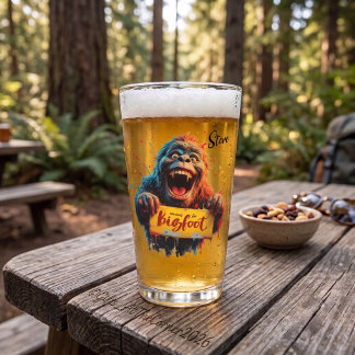 Verre Équipe de recherche de photos de Bigfoot Sasquatch