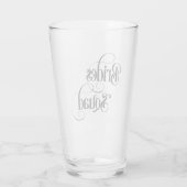 Verre Équipe des épouses (Dos)