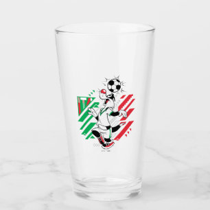 Verre Équipe d'Italie de football graphique SYLVESTER™