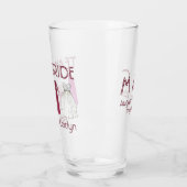 Verre Équipe mariée Mariage mariée mariée mariée (Gauche)