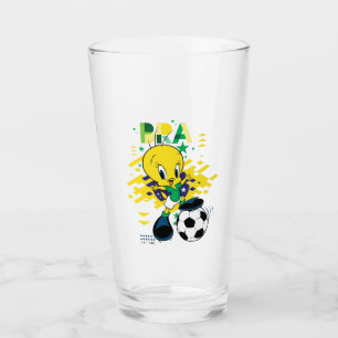Verre Équipe TWEETY™ Brésil Graphisme de football