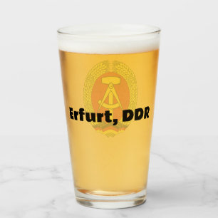 Verre Erfurt, DDR, RDA, Erfurt, Allemagne de l'Est Ossi