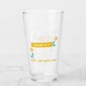 Verre Esaïe 41:10 - Peur Pas Un Verset De Bible Inspirat (Devant)