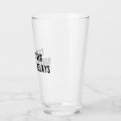 Verre Escalade de roche des pousses creusant des vélins (Gauche)