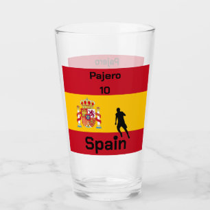 Verre Espagnol Football, personnalisable