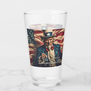 Verre Esprit de liberté en rouge, blanc et bleu