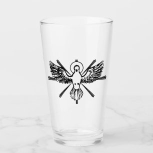 Verre Esprit Saint sous forme de colombe