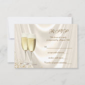 Verre et Champagne d'or RSVP (Devant)