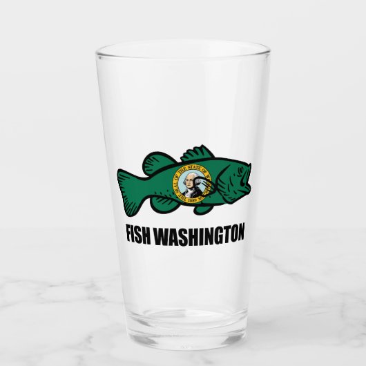 Verre État de Fish Washington (Devant)