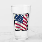 VERRE ÉTATS-UNIS D'AMÉRIQUE DRAPEAU FOREVER STAMP (Devant)