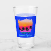 Verre Été 1980 Plage Retro Vibe (Dos)