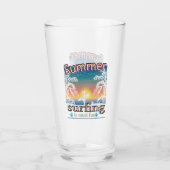 Verre Été - Le Surf Est Le Plus Amusant (Dos)
