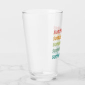 Verre Été Vibes Plage Vacances Rétro Été (Droite)