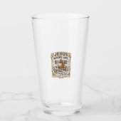 Verre étiquette de code-barres Jésus Rédimé Jésus code-b (Devant)