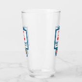 Verre Étiquette de whisky écossais de Noël (Gauche)