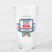 Verre Étiquette Whiskey de Noël (Dos)