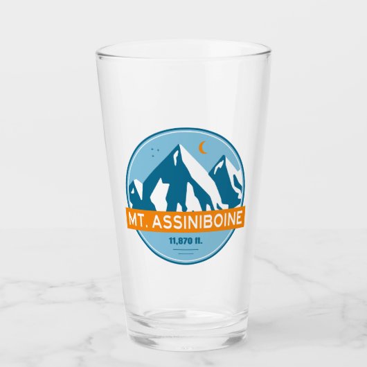 Verre Étoiles Lune du Mt. Assiniboine (Devant)