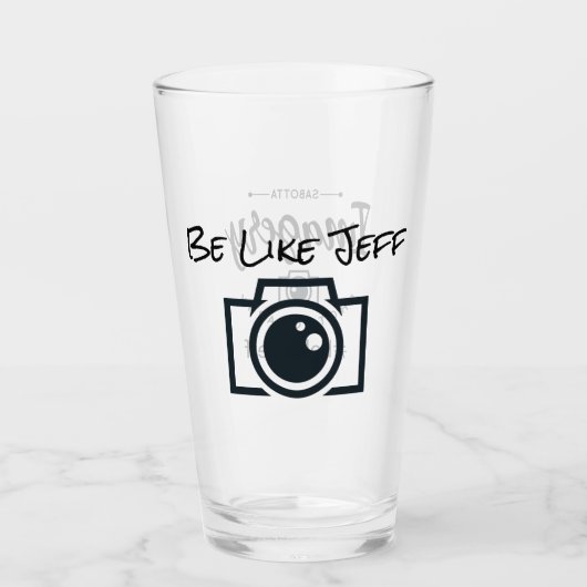 Verre Être comme Jeff Pint (Devant)