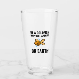 Verre Être une source d'inspiration de poisson rouge mo