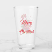 Verre Euphorbe Joyeux Noël (Dos)