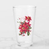 Verre Euphorbe Joyeux Noël (Devant)