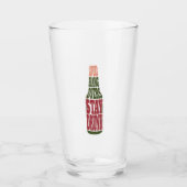 Verre Évitez les accrochages restez ivre (Devant)