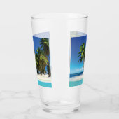 Verre Exotic beach throw pillow (Gauche)