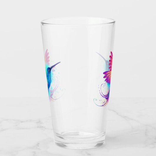 Verre Exotic Rainbow Hummingbird (Gauche)