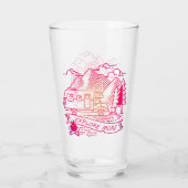Verre Explorez Plus Camper Rose Van Mountain Nature Love (Dos)
