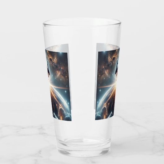 Verre Explosion de rupture galactique dans l'espace prof (Gauche)