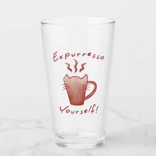 Verre Exprimez-vous Cats et café Expurresso