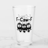 Verre F-Caw-F Funny Bird Quote Gifts  (Devant)