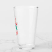 Verre Fa La La - Festive vacances Typographie Design (Gauche)