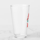Verre Fa La La - Festive vacances Typographie Design (Droite)