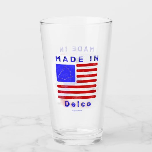 Verre Fabriqué à Delco (Devant)