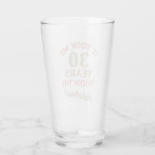 Verre Fabuleux 30e anniversaire (Dos)
